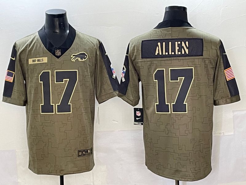 Men 2025 Buffalo Bills #17 Allen Green Nike Limited NFL Jersey style 7221